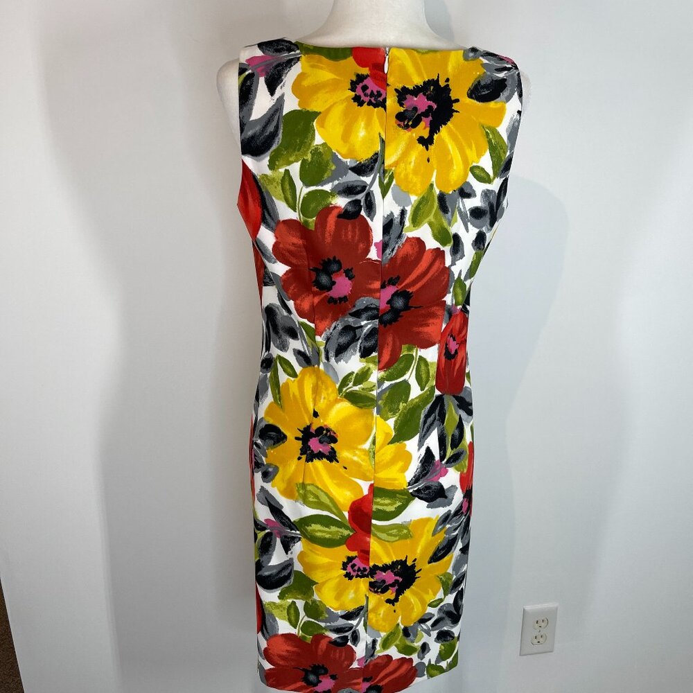 AGB Floral Sleeveless Dress size 10 - Picture 3 of 4